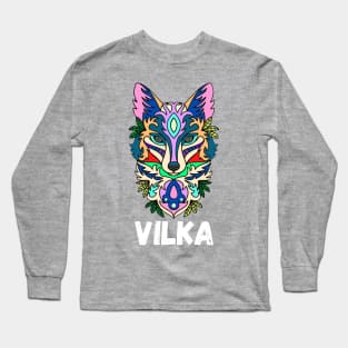 Vilka latviski latviešu valoda - Wolf Long Sleeve T-Shirt